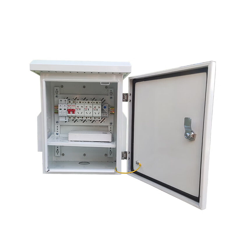 施韵令户外多媒体集线箱不锈钢弱电箱室外监控防水箱弱电箱前端视频箱