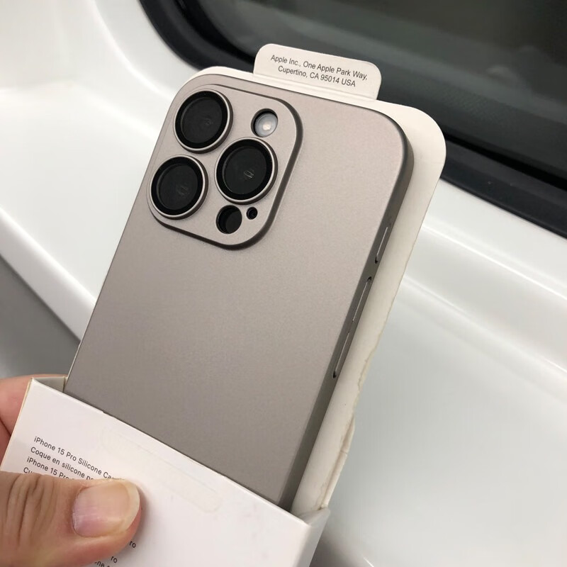 雅思戀 ins高級鈦金屬質(zhì)感iPhone16pro蘋果15手機殼14ProMax新款13防指紋12全包防摔15pro帶鏡頭膜 金屬質(zhì)感【鈦灰色】超薄膚感pc硬殼 iPhone 16 Promax