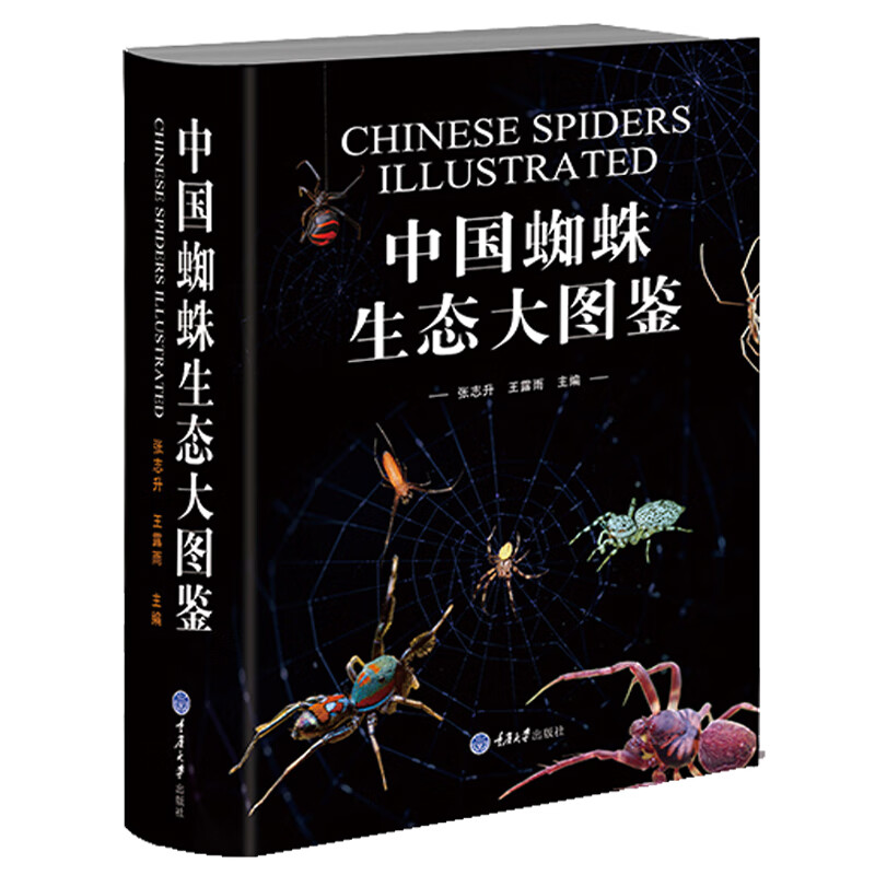 正版 中国蜘蛛生态大图鉴 张志升著 蜘蛛知识档案书 动物百科 全面