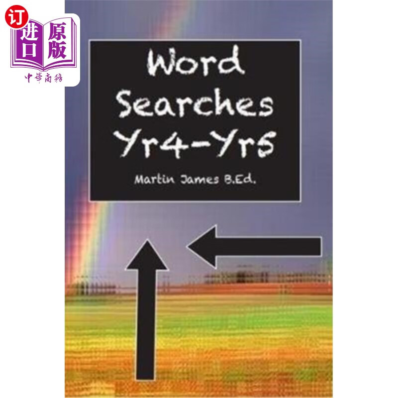 海外直订word searches yr 4-5 单词搜索4-5年级