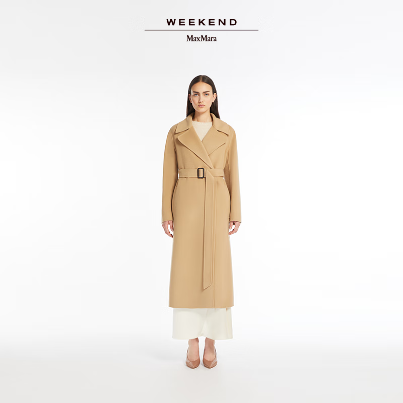 Weekend Max Mara【甄选惠享】 女装羊毛双面大衣5016044106 米色 42