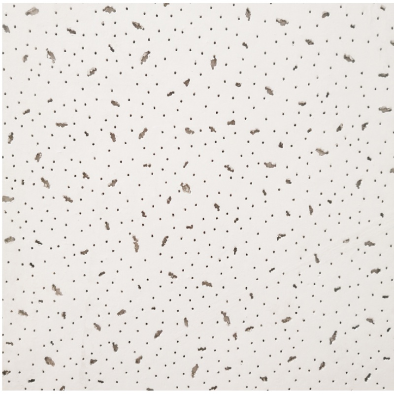 矿棉板600*600吊顶材料吸音板隔音板天花板轻型装饰墙面吸音板 普通