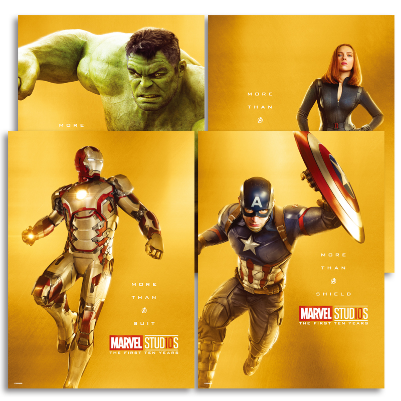 漫威电影宇宙十周年海报集