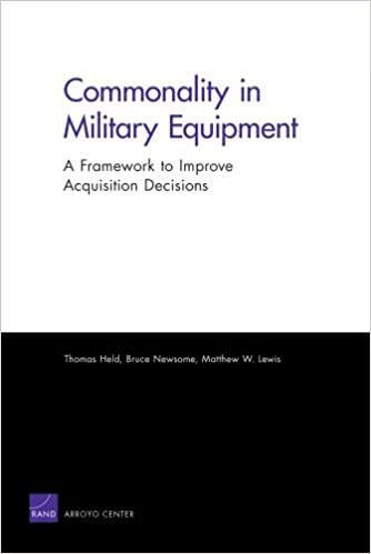 预订 commonality in military equipment: a framework