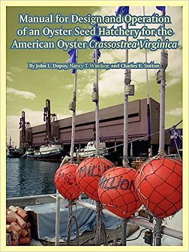 预订 manual for design and operation of an oyster seed hatchery