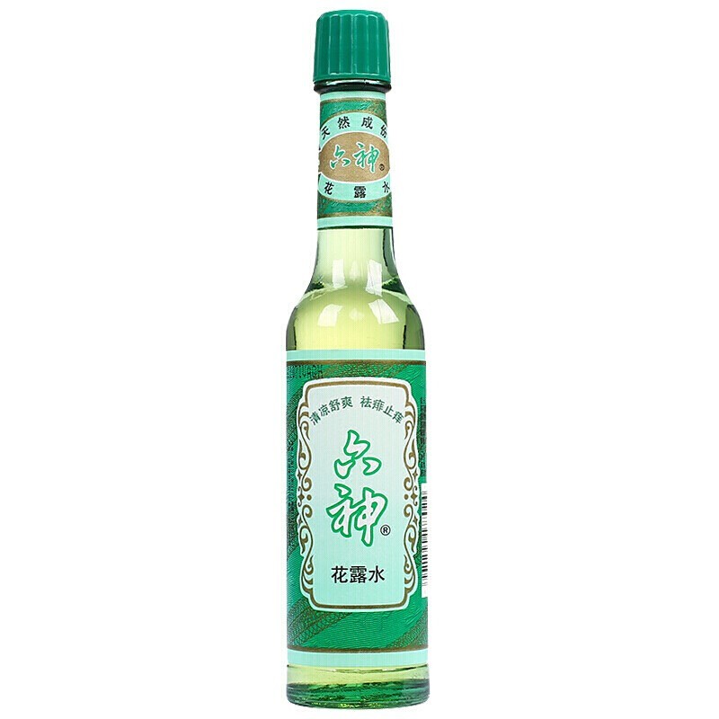 六神花露水小瓶随身装老式玻璃瓶清凉清香型宿舍办公室用 95ml*1瓶