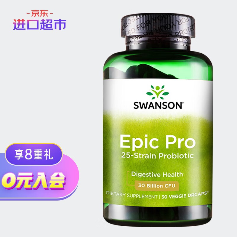Swanson斯旺森益生菌胶囊-历史价格和性价比
