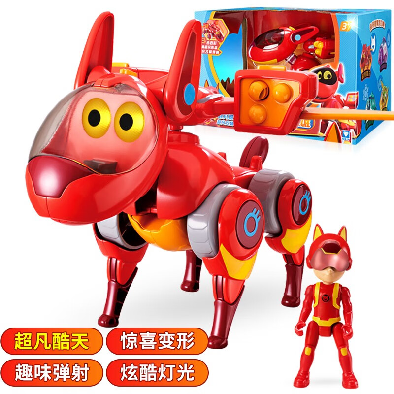 奥迪双钻(auldey)超凡小英雄玩具变形宠物超凡宠物巨大模式酷天妮妮