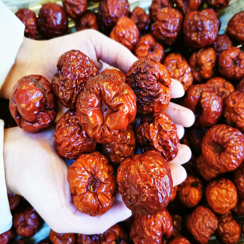 亚通古孜新疆和田大枣 一级灯笼蜜枣免洗即食红枣 孕妇补气血零食红枣礼盒 灯笼蜜枣一级果260g*2袋