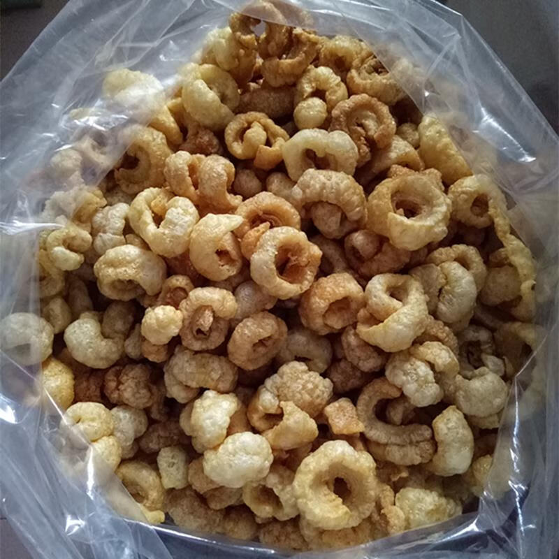 茗仟(mingqian)手指尖即食油炸猪肉皮脆 干香酥脆零食 特色小吃干货