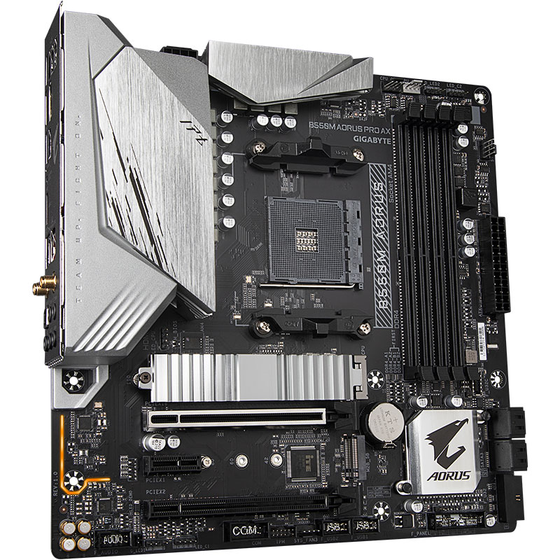 技嘉 雪雕 B550M AORUS PRO AX 主板 WiFi6 支持CPU 5700G/5600X/5600G/3700X（AMD B550/socket AM4）