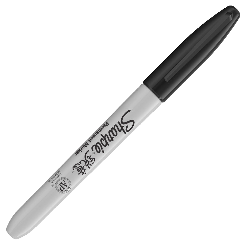銳意（Sharpie）雙頭細(xì)頭馬克筆油性記號(hào)筆進(jìn)口防褪色速干辦公用品耐用黑藍(lán)紅4支組合裝美術(shù)寫生