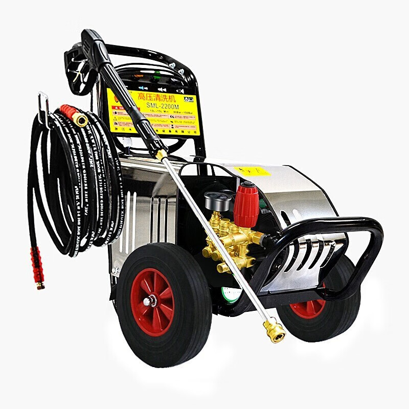 水魔力sml-2800m高压清洗机商用洗车机380v全自动刷车水泵洗车高压