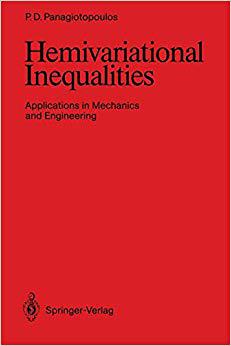 预订 Hemivariational Inequalities