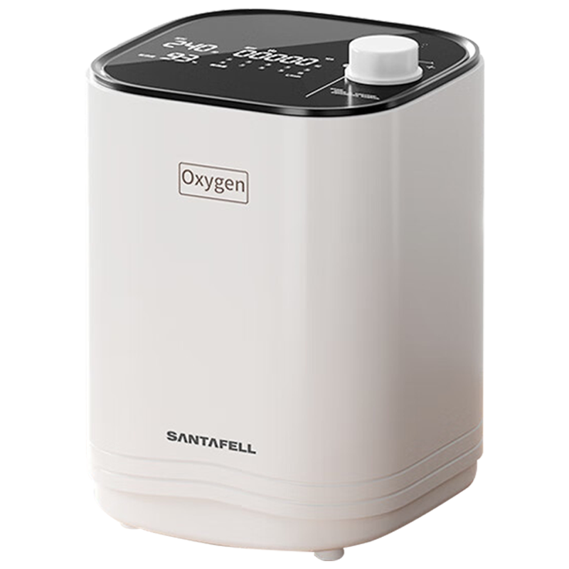 Santafell 舒坦福 家用制氧机老人氧气机吸氧机 家用老人1L-8L升保健型便携式制氧机 W-11 标准款