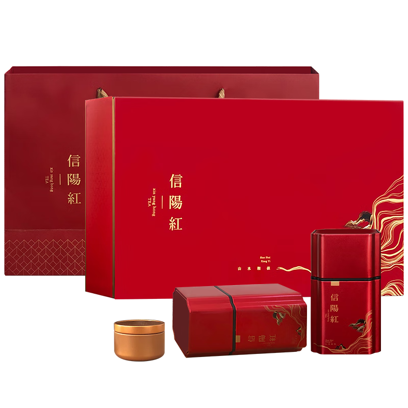 保銀 信陽(yáng)毛尖紅茶茶葉2025新茶明前特級(jí)頭采嫩芽?jī)?yōu)選金芽醇香紅茶 250g精裝禮盒