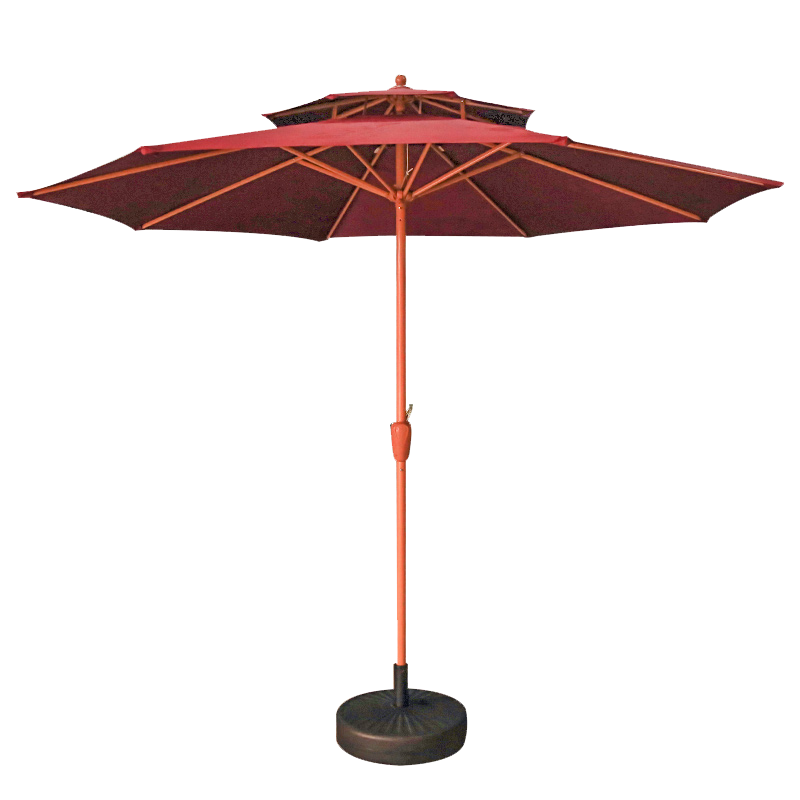 野人谷 戶外遮陽(yáng)傘庭院傘花園中柱傘奶茶店酒吧商用室外桌椅傘組合