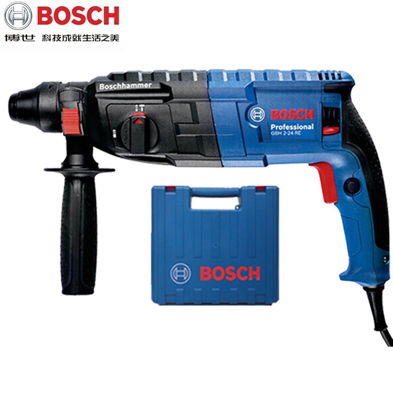 博世(bosch)电锤电镐冲击钻三用gbh2-24re/dre工业级多功能电钻混凝土