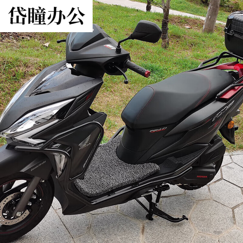 摩托车保险杠新大洲改装护杠防摔全包围rx1 裂行黑色前保险杠21麒麟