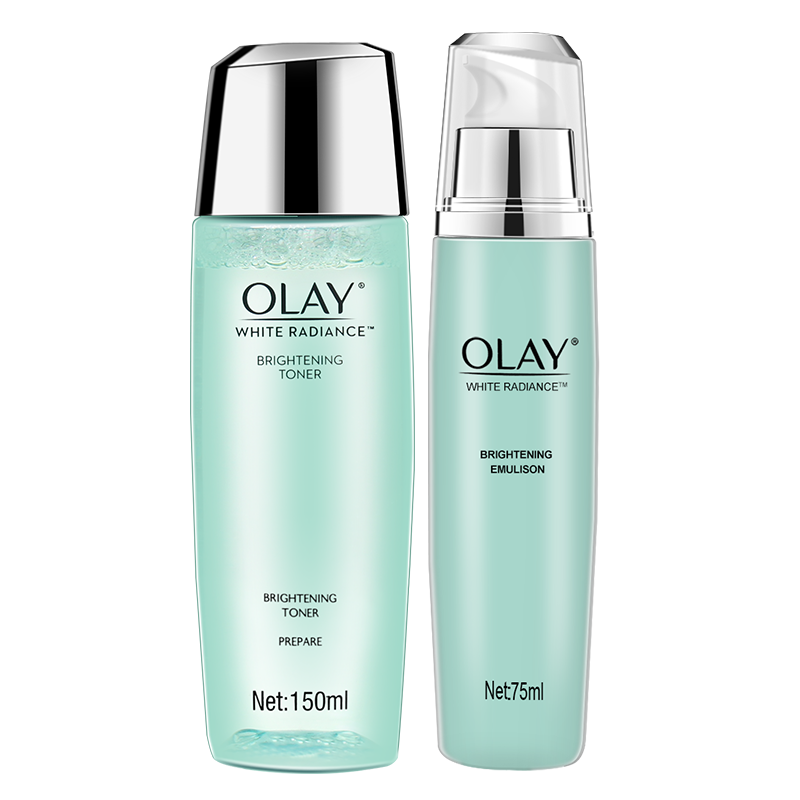 玉兰油OLAY护肤套装水感透白水乳套装系列清洁补水保湿滋润嫩白亮肤 两件套 水+亮肤凝乳