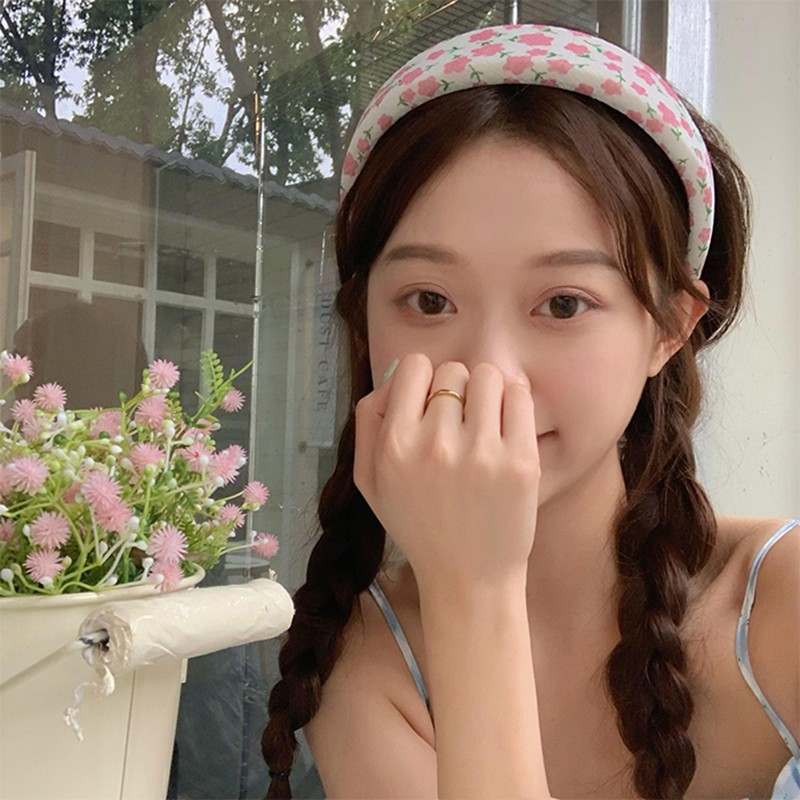 弥俏高颅顶宽发箍女日常佩戴压发圈头箍女生甜美可爱发卡女成人发捆发