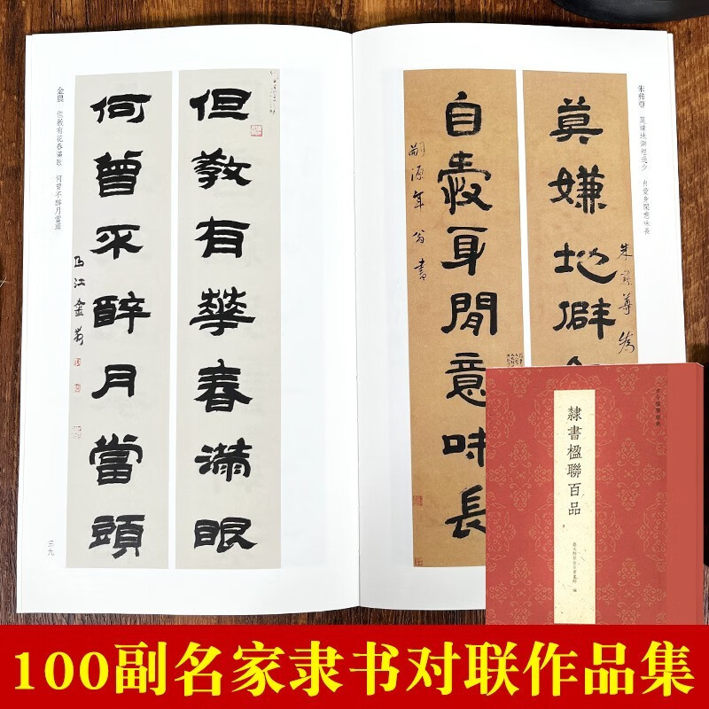 作品集 实用民间文学传统文化春节红白喜事集字春联集锦精粹 毛笔书法