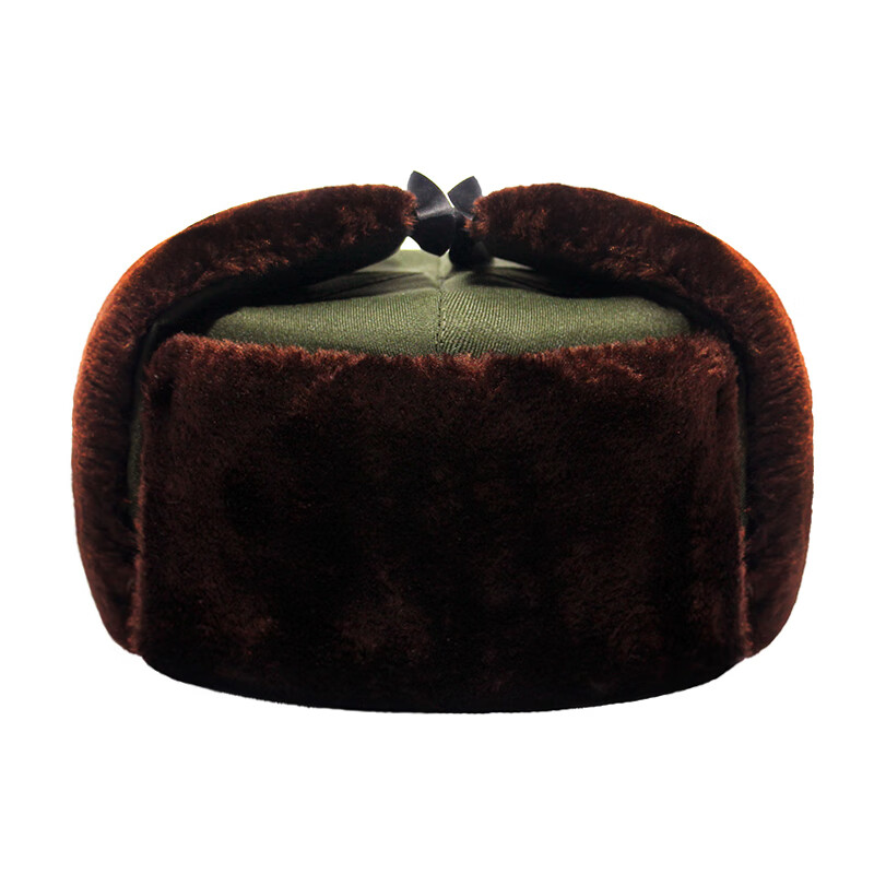 飞力森(feilisen)冬季保安棉帽黑色加厚栽绒雷锋帽东北皮帽防风保暖