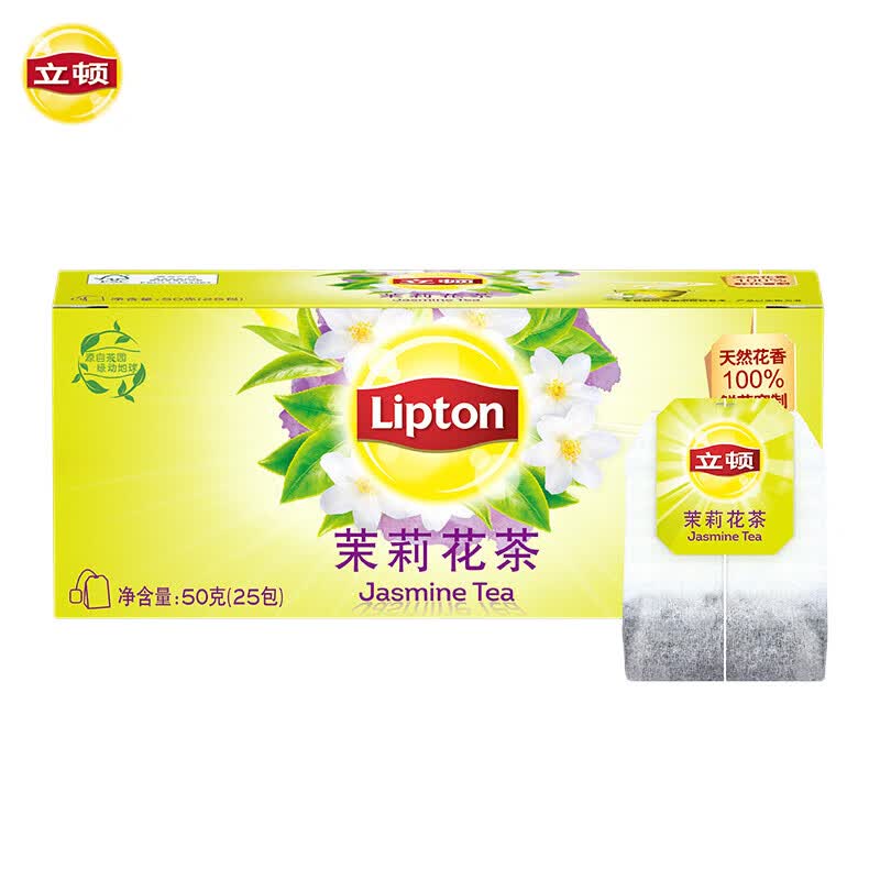 立顿Lipton  茉莉花茶  茶叶 冲饮袋泡茶包2g*25怎么看?