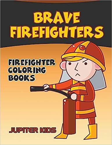 预订 brave firefighters: firefighter coloring books