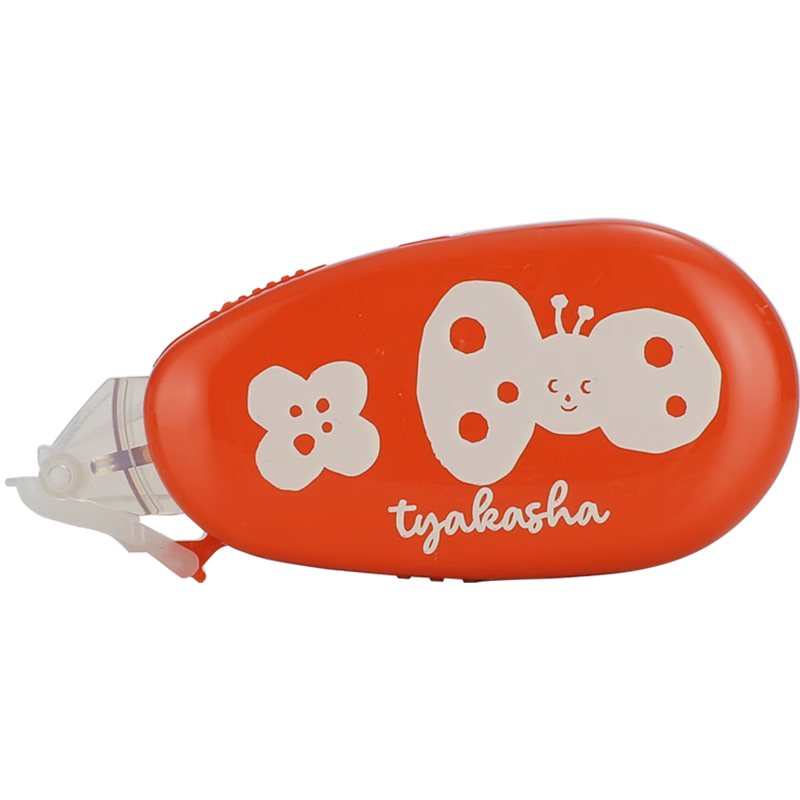 国誉(KOKUYO)Tyakasha塔卡沙联名点点胶点状胶黏贴双面胶手工胶带6mm*8m 红色1个 WSG-DM3M45-06-5