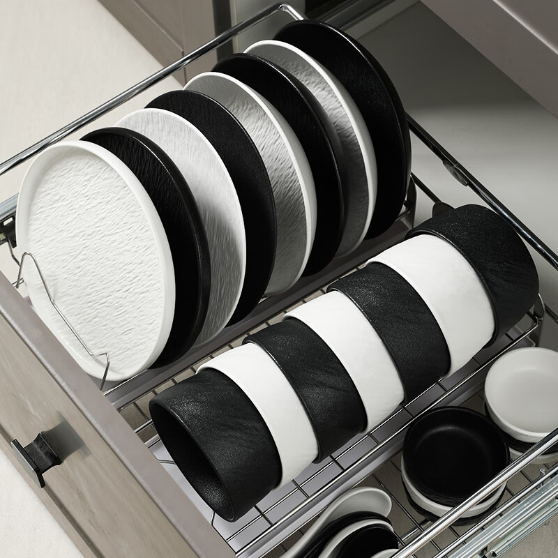 洛威釉下彩餐具套裝純白瓷碗復(fù)古北歐風(fēng)2024高級(jí)感碗碟套裝家用碗盤(pán)筷 墨染巖紋4人食實(shí)用裝 26件套