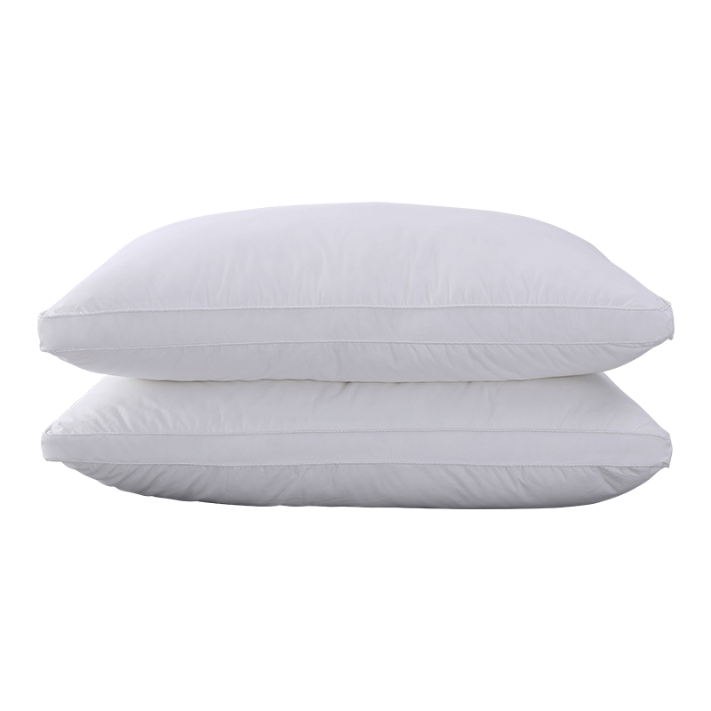 慕思 五星级酒店枕 单人棉质面料羽丝绒枕芯酒店款 法式宫廷枕 (单个装)