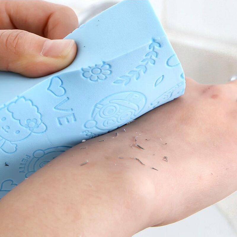 宝宝搓澡工具儿童洗澡搓泥海绵婴儿搓灰强力搓背巾幼儿搓澡巾浴擦