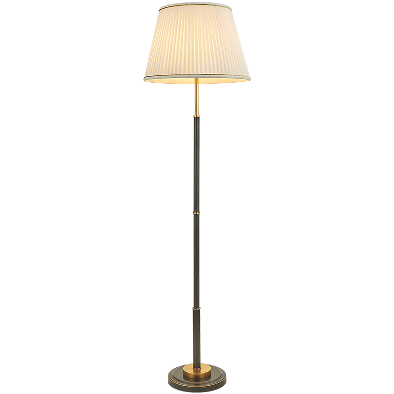 帝拿（DINAH）全銅客廳落地?zé)羯嘲l(fā)旁燈美式床頭燈新中式立式燈高級感書房辦公燈 全銅-高160CM-離線語音款