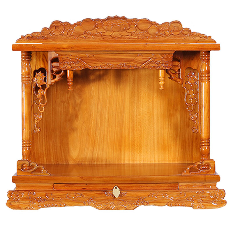 东方榆东方榆保家仙台供柜实木供台墙壁挂供桌吊柜家仙祖宗牌 ky12