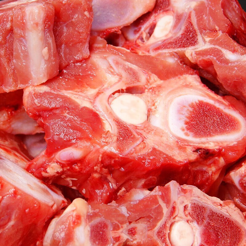 艾克拜尔新鲜多肉牛脊骨牛蝎子5斤 酱大骨 火锅食材 多肉牛肉