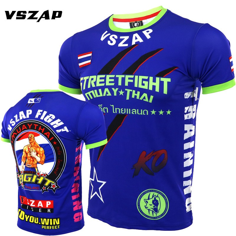 男士t恤 男短袖 格斗柔术 mma短袖 搏击格斗泰拳散打播求运动跑步