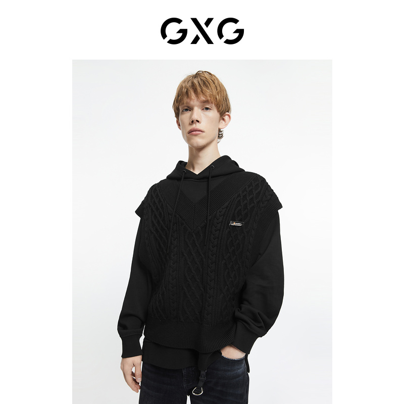 GXG男装【生活系列】21年冬季新款商场同款源启自然三系列卫衣易穿搭 黑色 175/L怎么看?