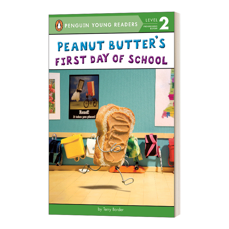 of school 花生酱开学第一天 儿童初级读物 绘本 terry border 英文版