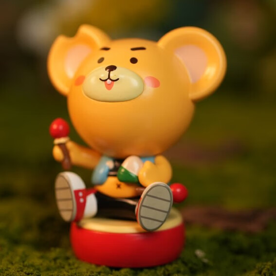 【火花思维】三小只手办 奇妙之旅 圆圆鼠 三角兔 方块猴 可爱ip 火花