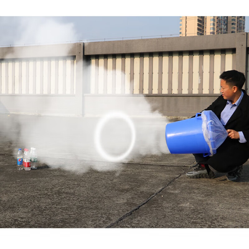 趣味儿童动力空气大炮烟圈教具科技作小发明物理科学实验器材 超大号