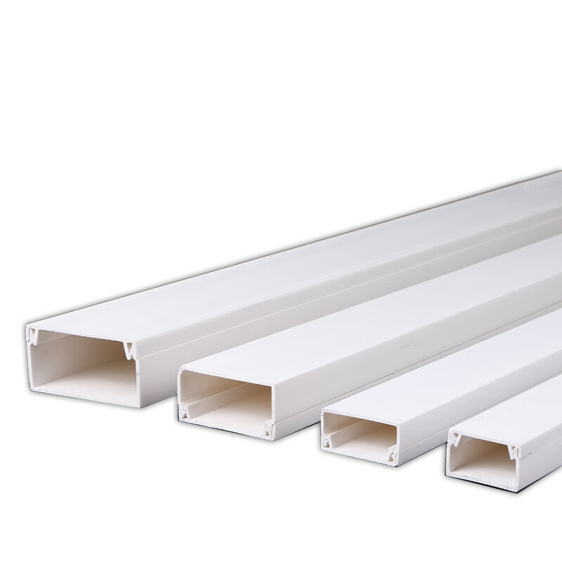 exguangs 线板槽24*14 pvc明装线槽走线槽遮挡条理线槽电线管插线板