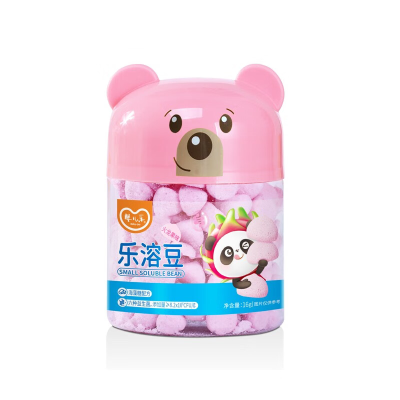 婴儿乐 溶豆16g小奶豆乐溶豆入口即化儿童零食 火龙果味