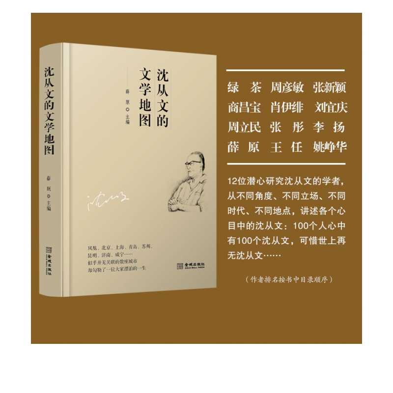 沈从文的文学地图(精)