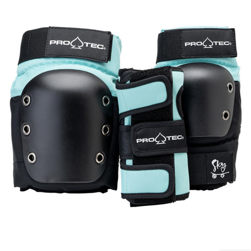 美国protec护具pro款护膝护肘护手儿童款套装成人大码滑板轮滑bmx