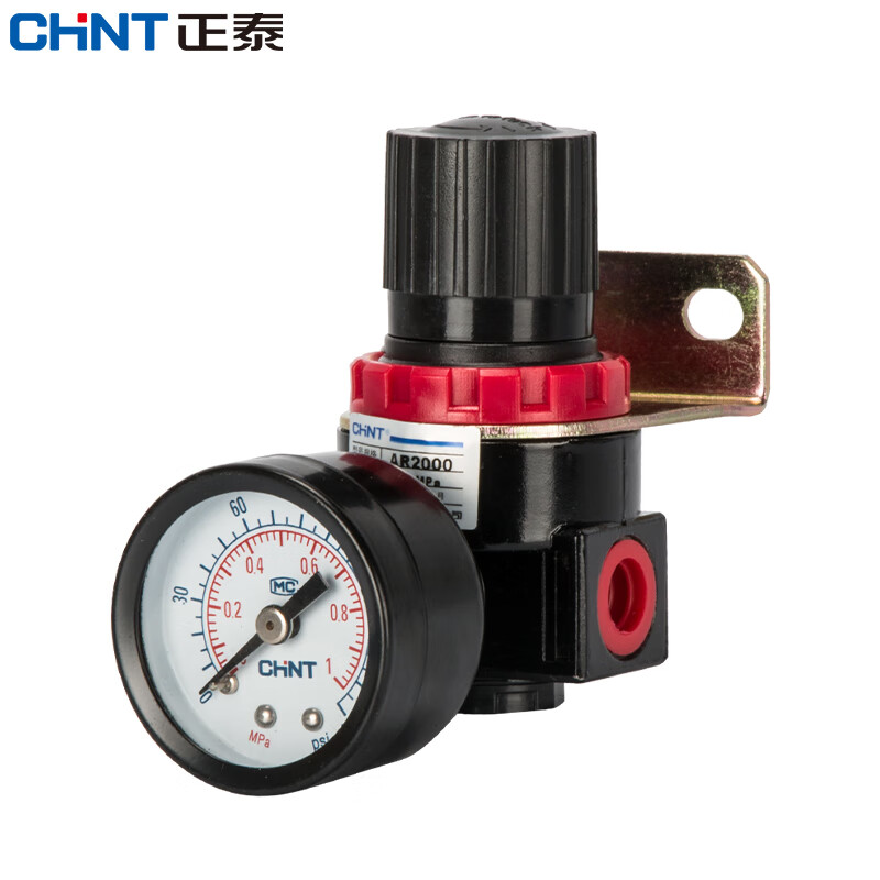 正泰（CHNT）AR-2000 气源气压调节阀空气压力阀气体减压阀调压阀气动可调式