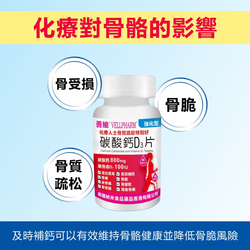 善维香港强化型钙D3片肾虚骨痛肾透析化疗缺钙骨质疏松关节痛腰痛骨痛 强化型钙D3片 60粒*1盒 +尿酸清 降嘌呤1盒