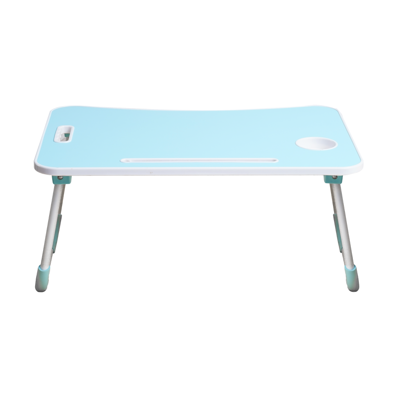 非洲鹰床上电脑桌学生桌宿舍桌神器懒人床上桌折叠桌笔记本电脑桌床上书桌方便小桌子简约多功能学习桌床桌 经典款粉色马蹄腿