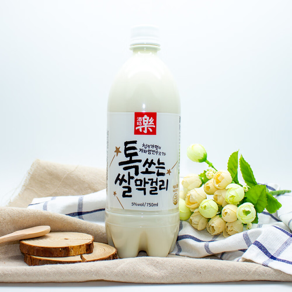 酒时乐韩国酒时乐米酒瓶装玛克丽马格利韩式延边朝鲜族糯米甜酒米露米