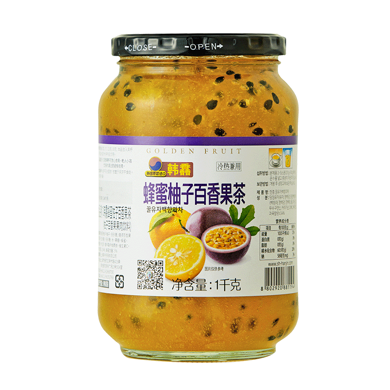 韩馫蜂蜜柚子百香果茶价格走势和口感评测|蜂产品历史价格曲线